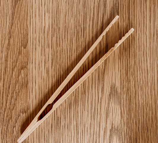 Bamboo fine motor tongs