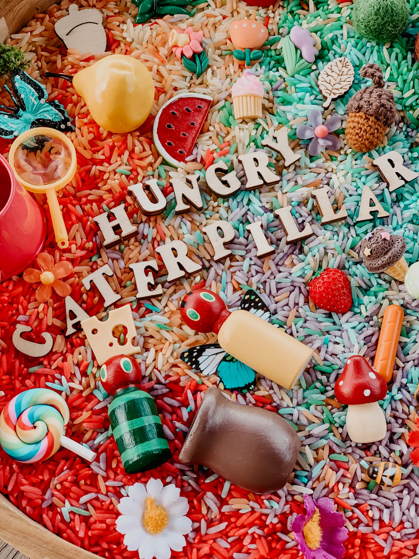 The Very Hungry Caterpillar Book sensory kit