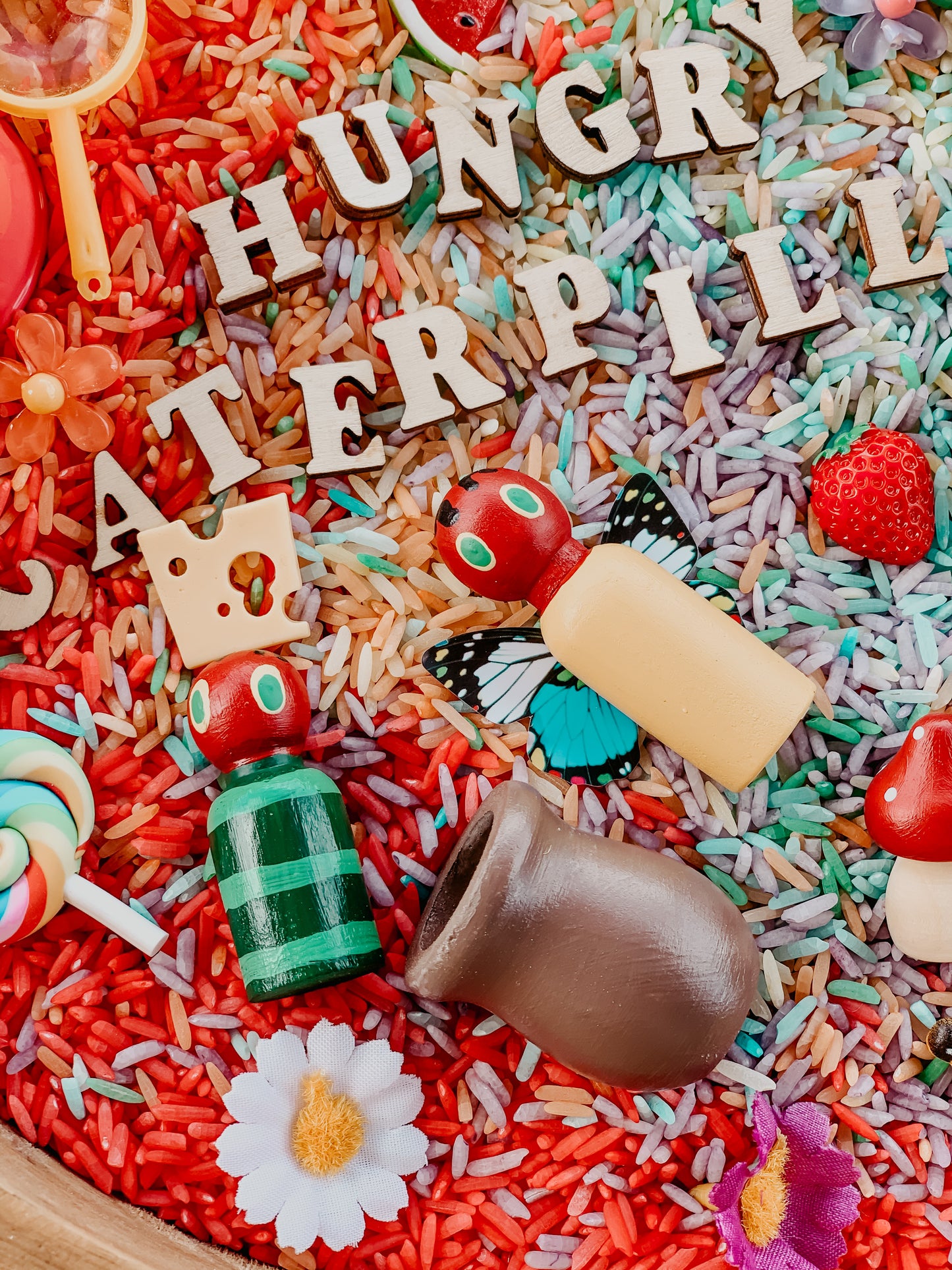 The Very Hungry Caterpillar Book sensory kit