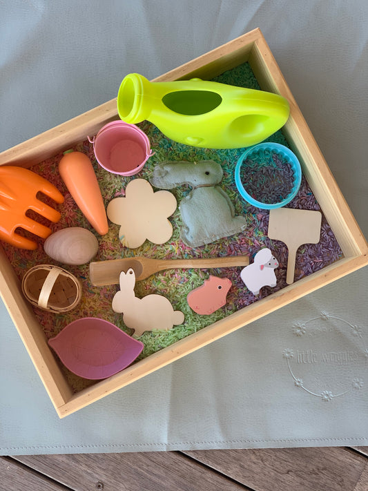 Easter Collection- Toddler safe Easter/ Spring sensory kit