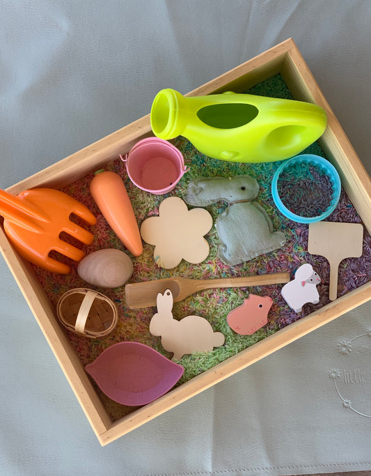 Easter Collection- Toddler safe Easter/ Spring sensory kit