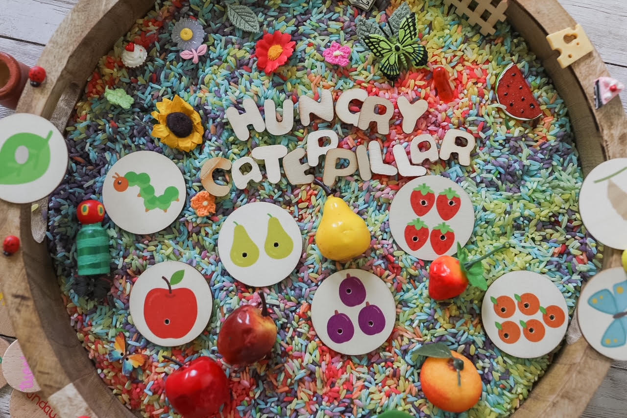 The Very Hungry Caterpillar Book sensory kit