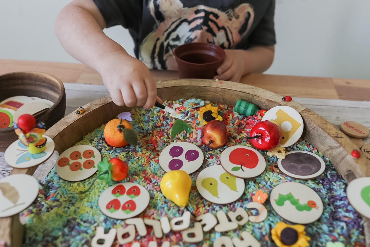 The Very Hungry Caterpillar Book sensory kit