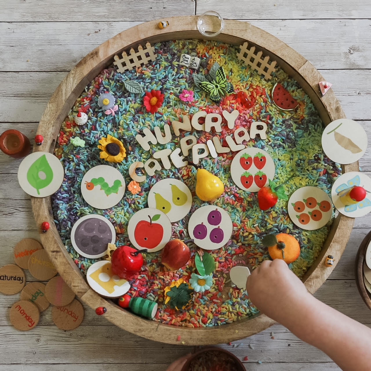 The Very Hungry Caterpillar Book sensory kit
