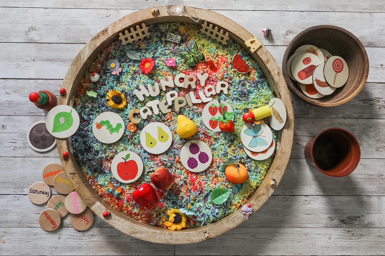 The Very Hungry Caterpillar Book sensory kit