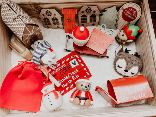 Christmas North Pole sensory kit- Toddler/baby safe