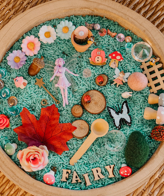 Enchanted fairy garden- mini sensory kit