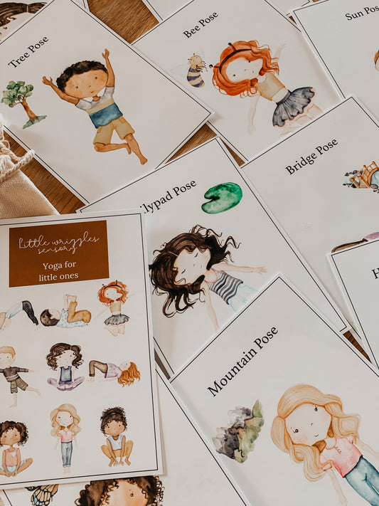 Yoga cards for little ones