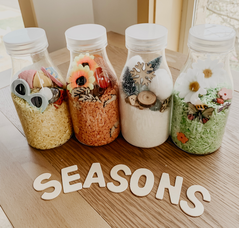 Seasons sensory bottles littlewriggles.sensoryplay